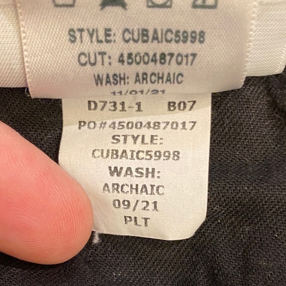 Joe’s Jeans 27 The Honor High Rise Jeans Vintage Straight Archaic Black Fray Hem - Picture 10 of 16